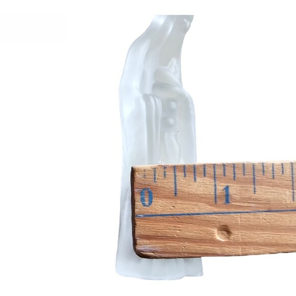 Vintage White Nativity Mini Figurine Set Christmas Holiday Manger Scene - Picture 15 of 15